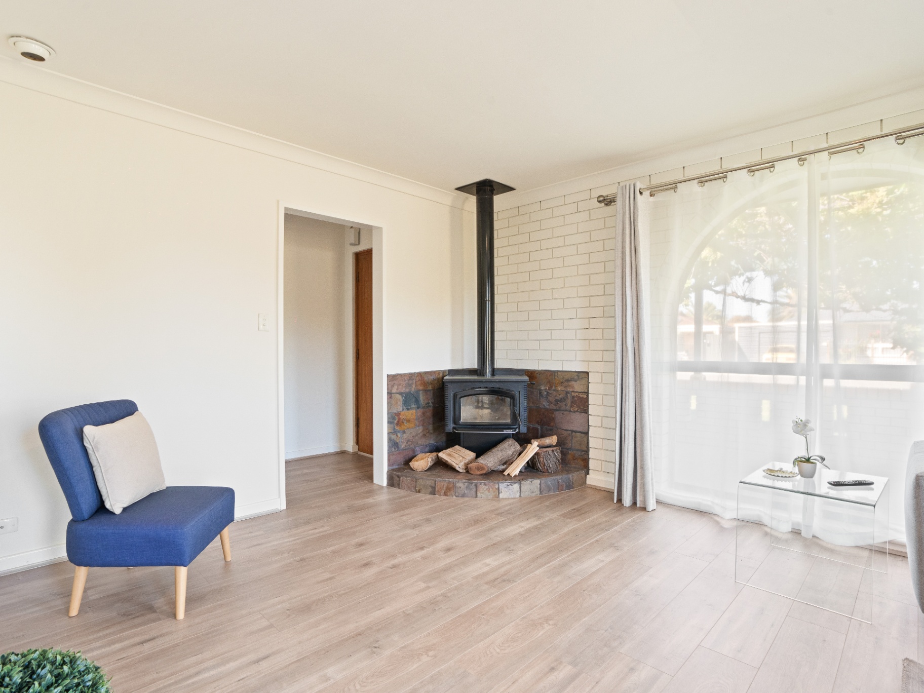 Renovated open-plan living area of Stay at Seaford, a professionally managed short-stay rental in Seaford, Adelaide