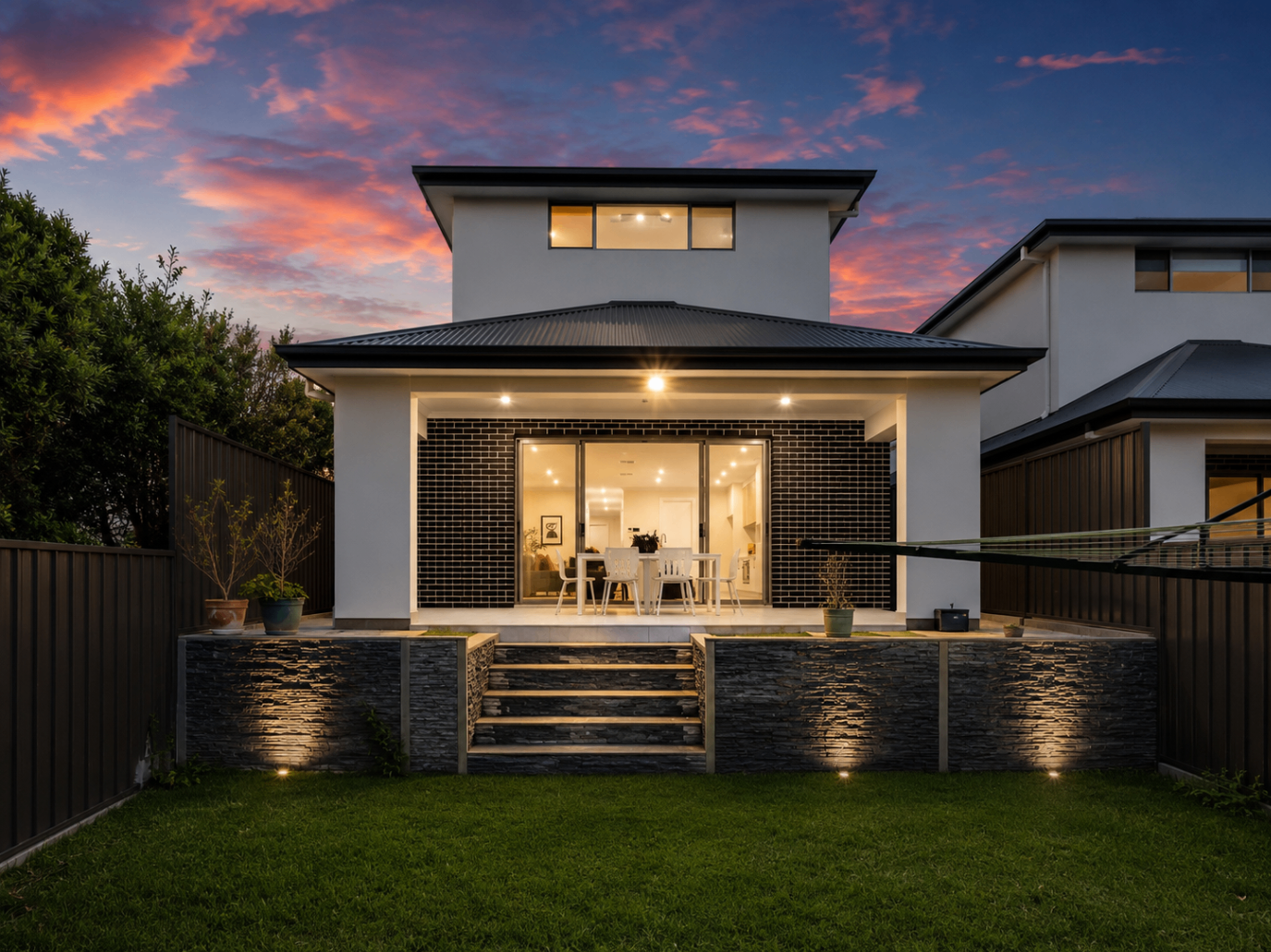Beachside exterior of Estate on Enfield, an Airbnb managed by Luxe Managements in Enfield, Adelaide