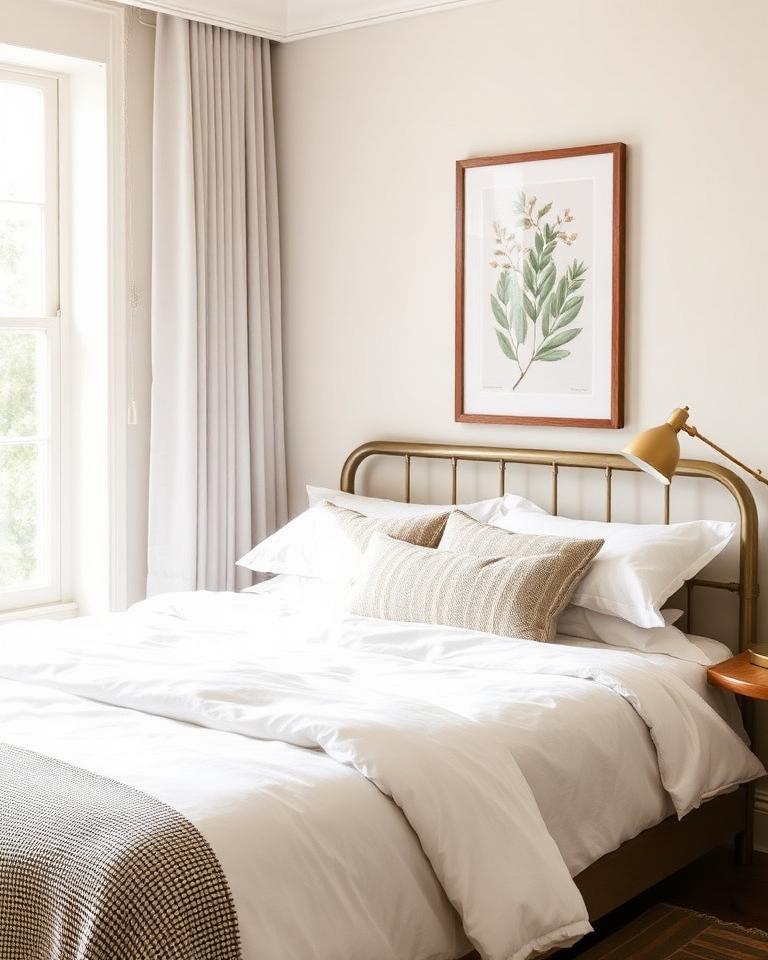 Styled bedroom in a Aldgate Luxe-managed short-stay