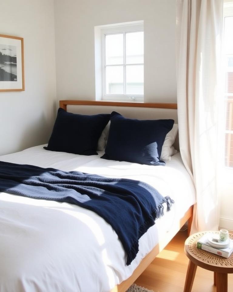 Styled bedroom in a Aldinga Beach Luxe-managed short-stay