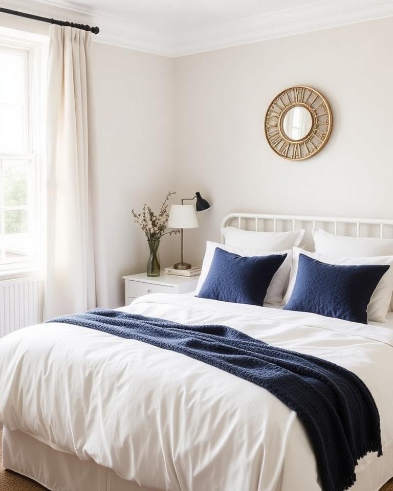Styled bedroom in a Brighton Luxe-managed short-stay