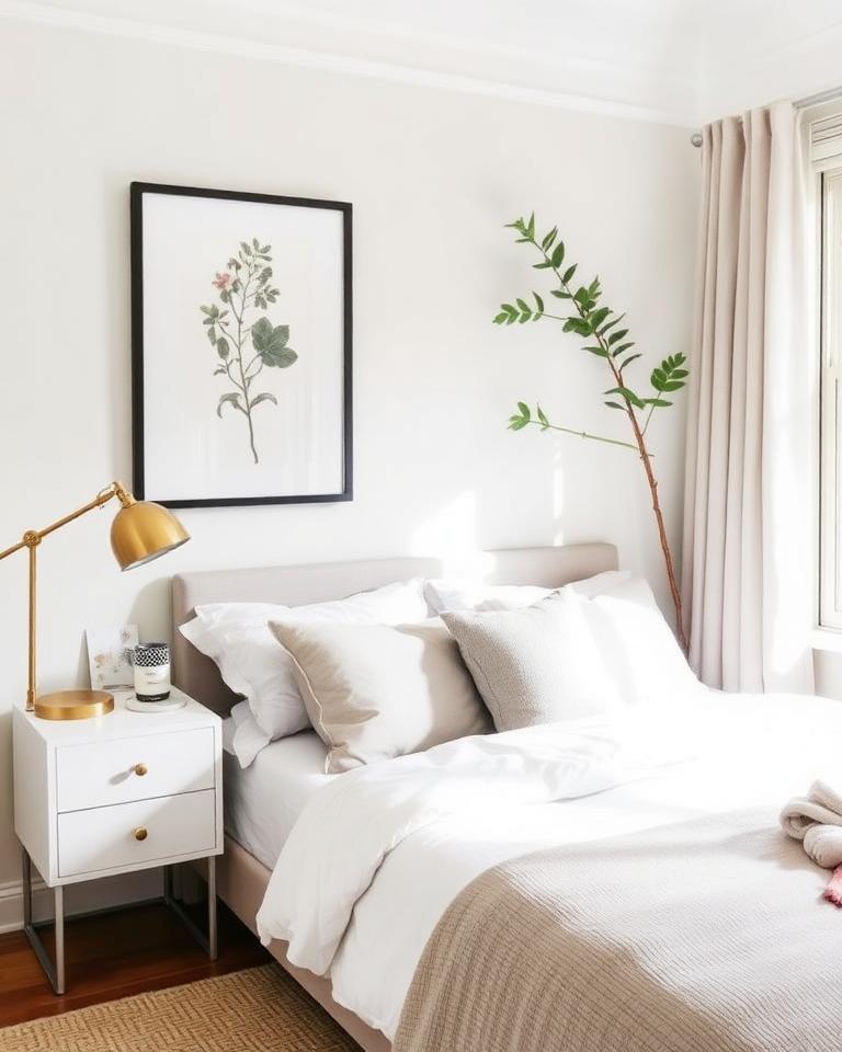 Styled bedroom in a Fullarton Luxe-managed short-stay