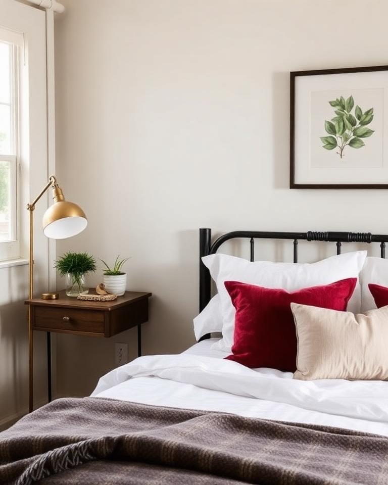 Styled bedroom in a Hahndorf Luxe-managed short-stay