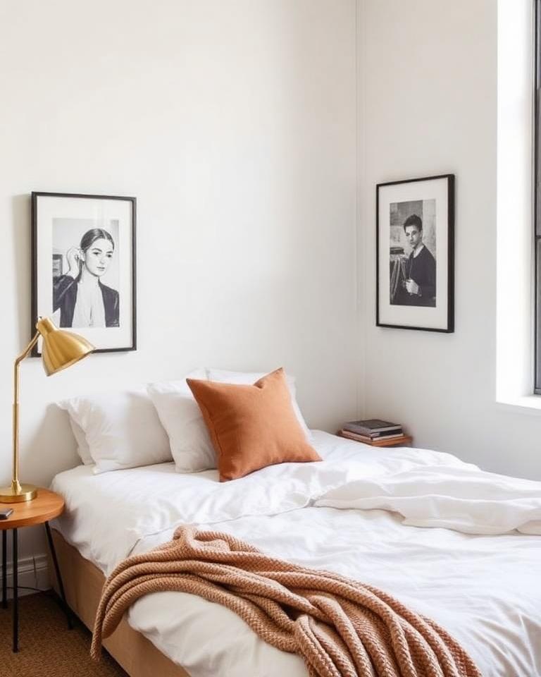 Styled bedroom in a Kent Town Luxe-managed short-stay