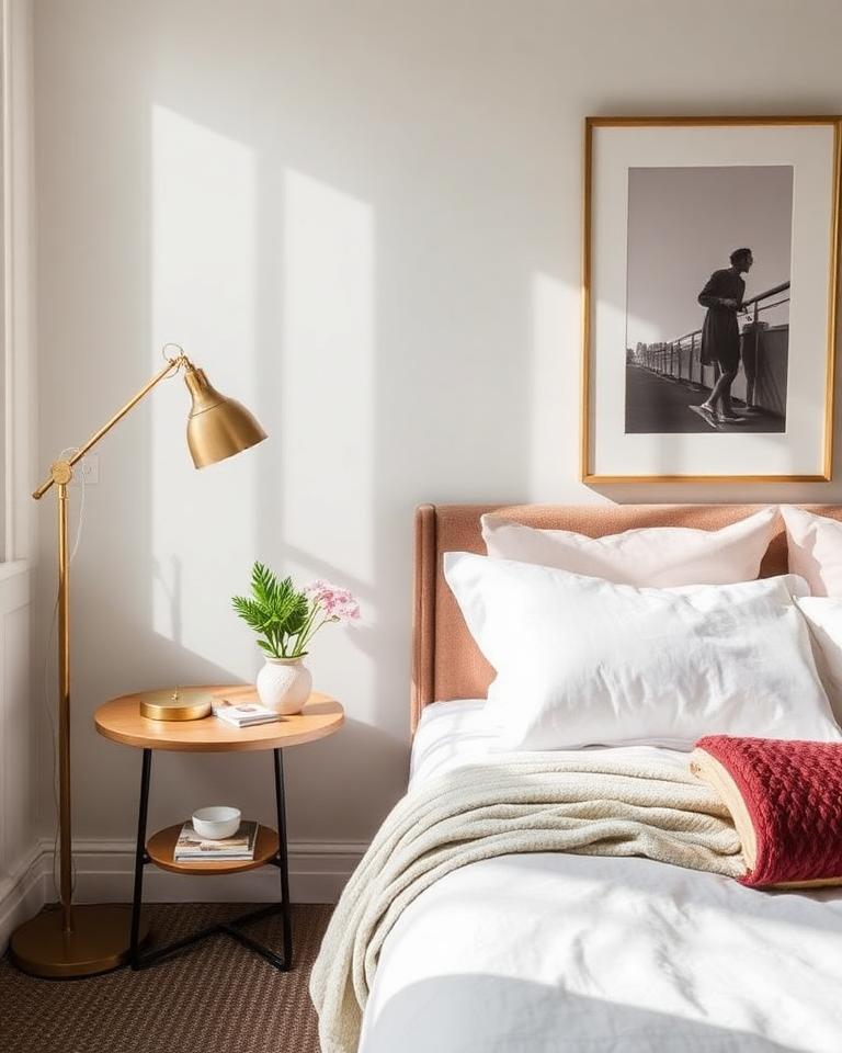 Styled bedroom in a Prospect Luxe-managed short-stay