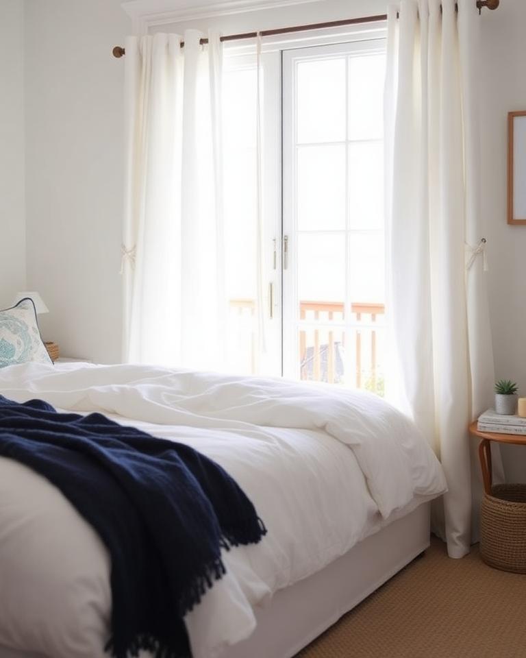 Styled bedroom in a Seacliff Luxe-managed short-stay