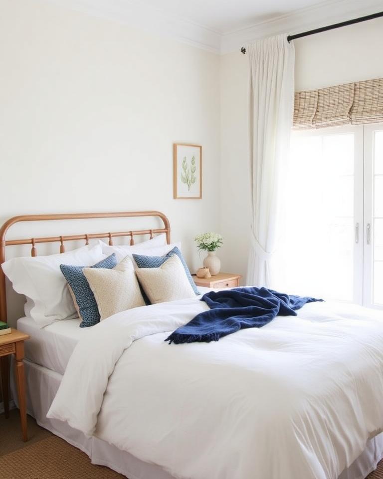 Styled bedroom in a Somerton Park Luxe-managed short-stay