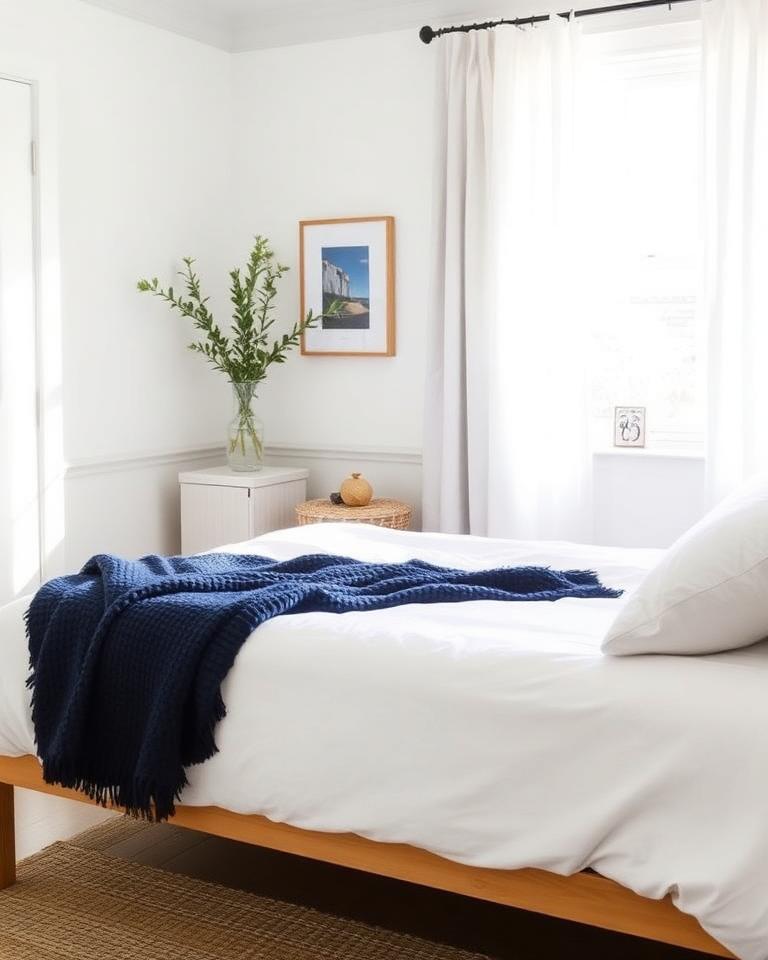 Styled bedroom in a Tennyson Luxe-managed short-stay
