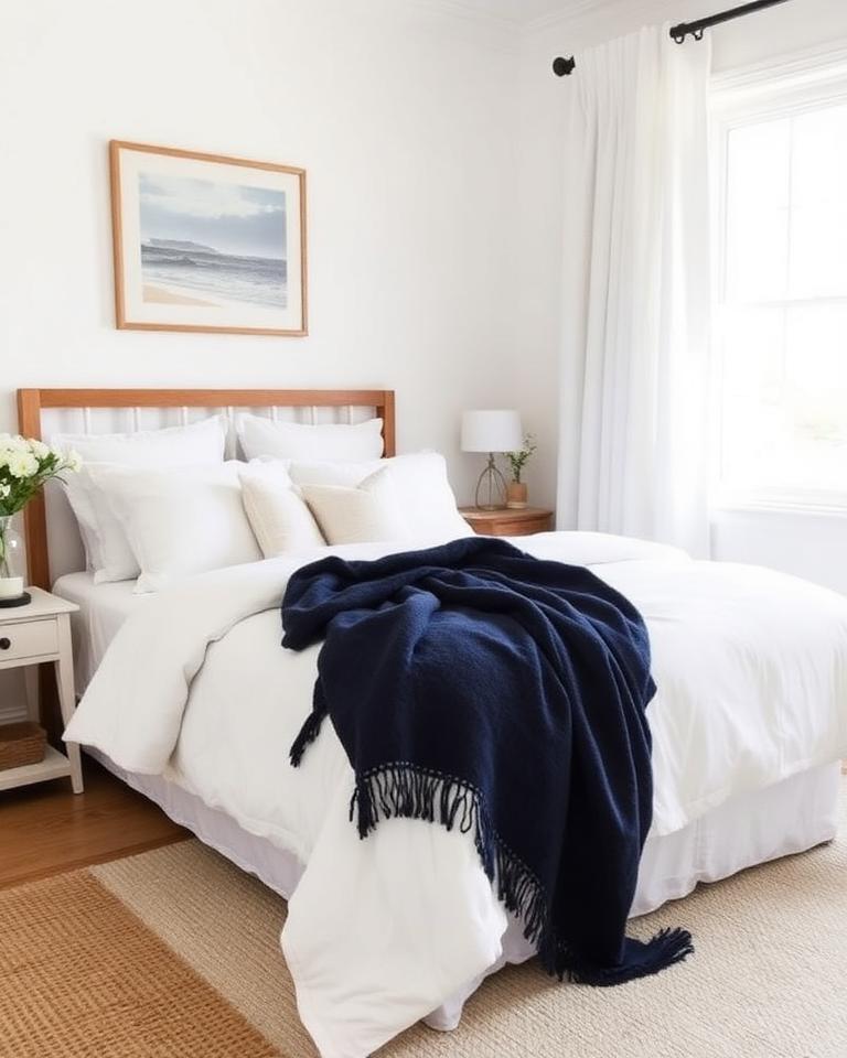 Styled bedroom in a Victor Harbor Luxe-managed short-stay
