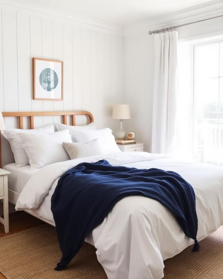 Styled bedroom in a West Beach Luxe-managed short-stay
