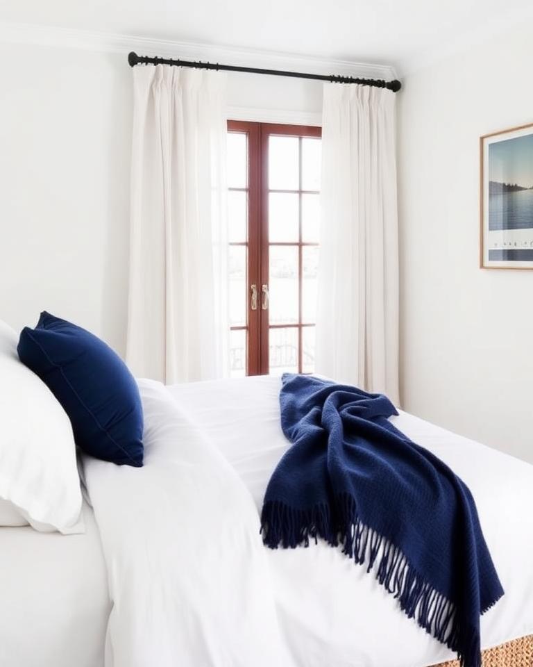 Styled bedroom in a West Lakes Luxe-managed short-stay